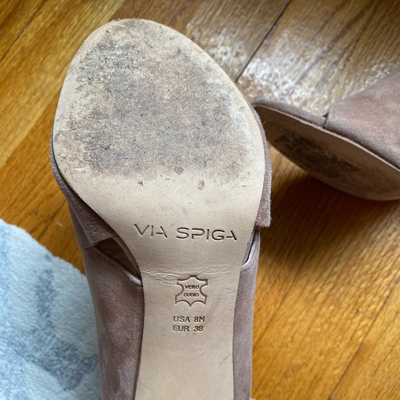 Via Spiga Slingback Suede Heels - Picture 5 of 5